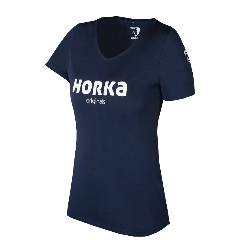 Horka T-shirt blauw